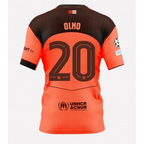 Lacne Muži Futbalové dres Barcelona Dani Olmo #20 2025-26 Krátky Rukáv - Tretina